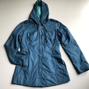 Prana Hooded Jacket Full Zip Lightweight XS